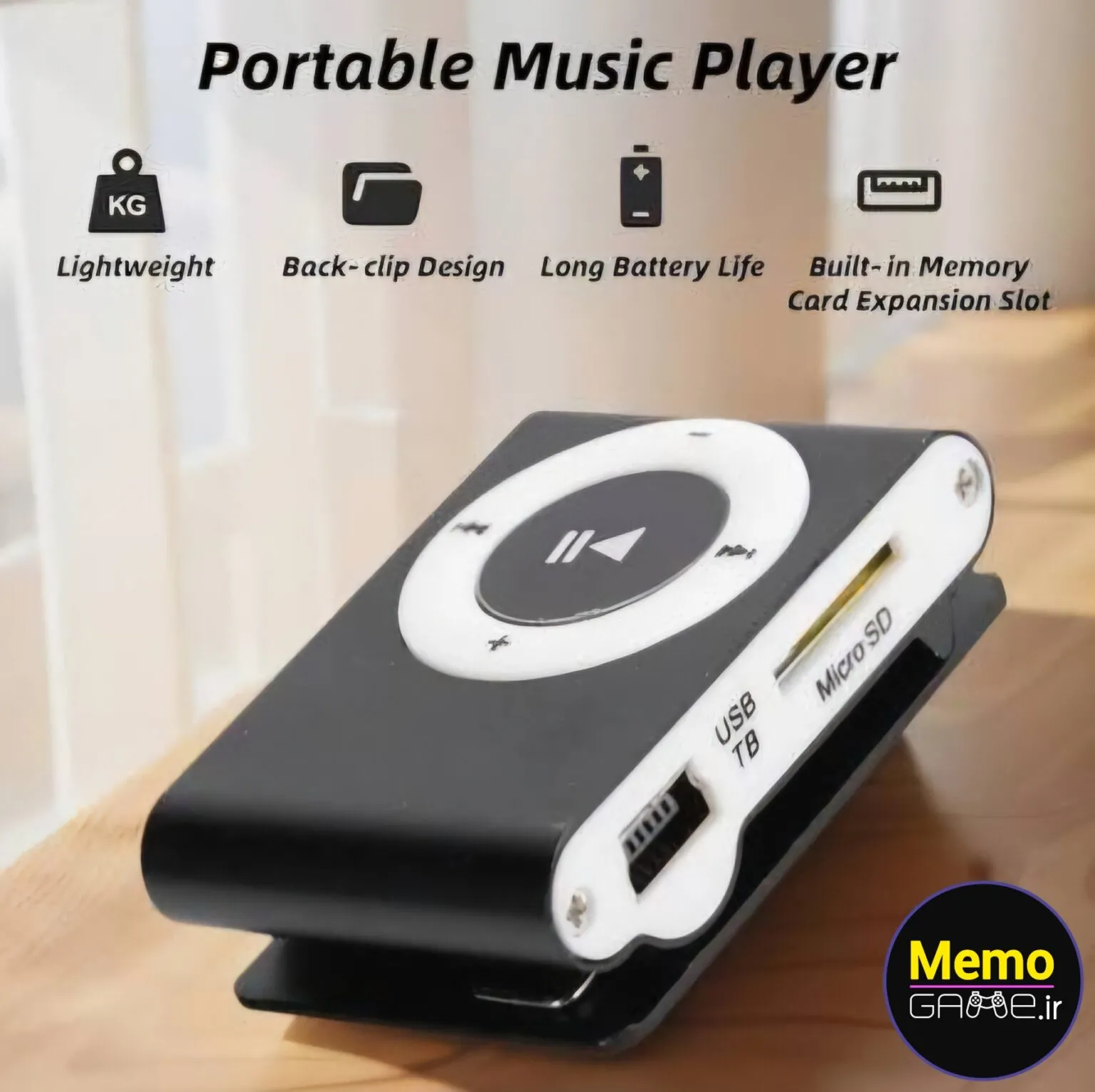 MP3 PLAYER PORTABLE جعبه دار با هندزفری اصلی