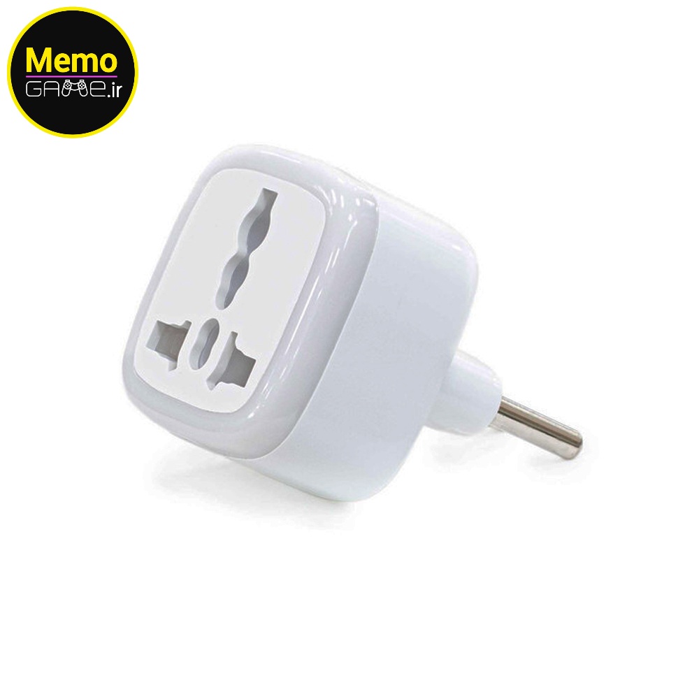 تبدیل برق 3 به 2 چراغ دار OAK مدل Ad302