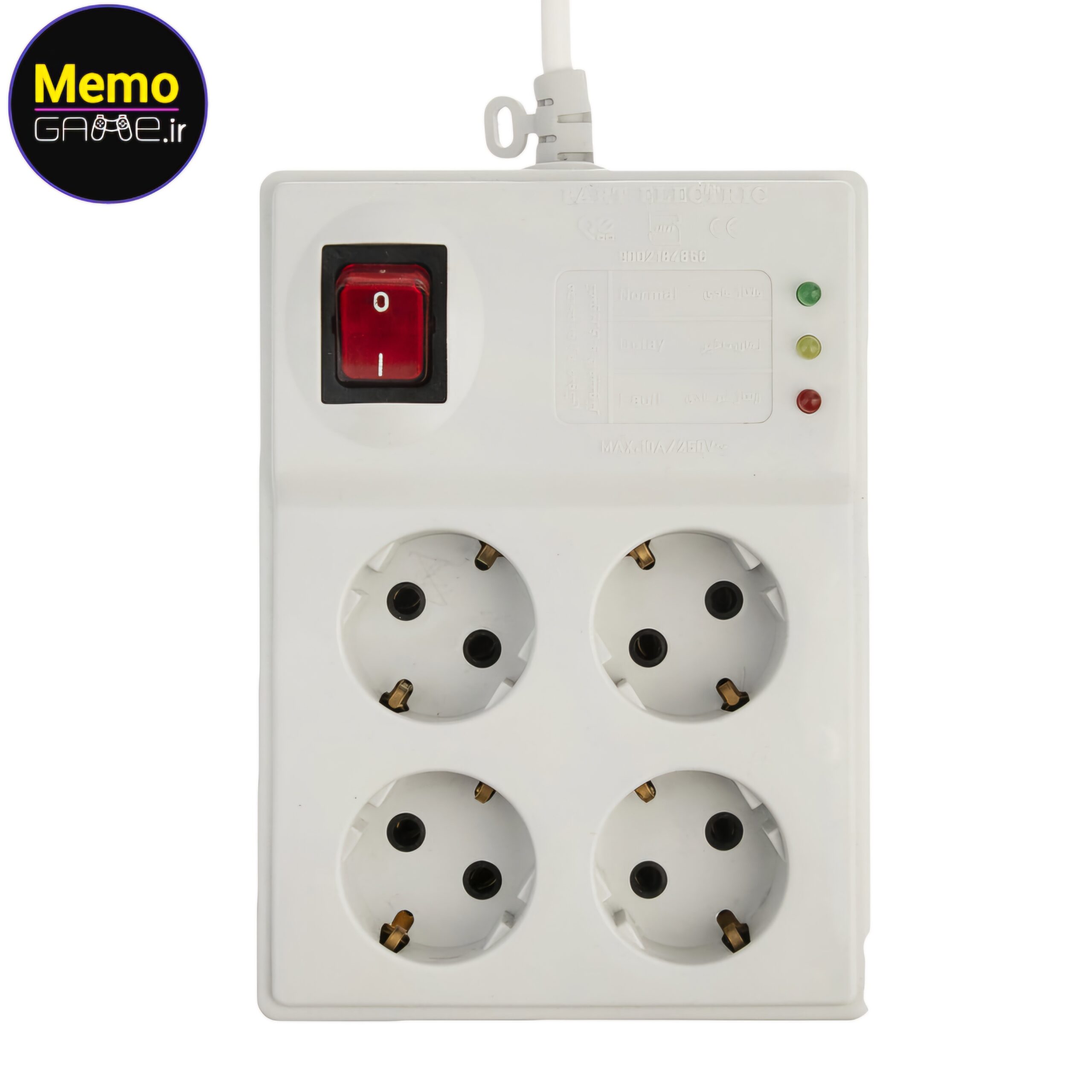 محافظ برق ۴ خانه مدل یکتا کلید دار