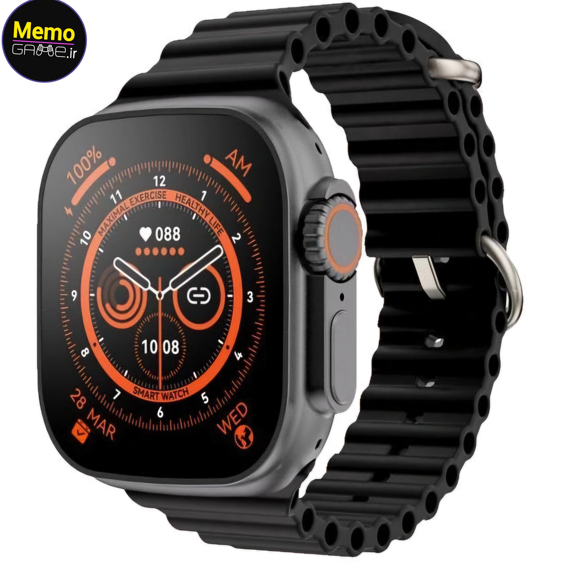 ساعت هوشمند T30 Ultra 2 AMOLED با 7 بند سیلیکونی