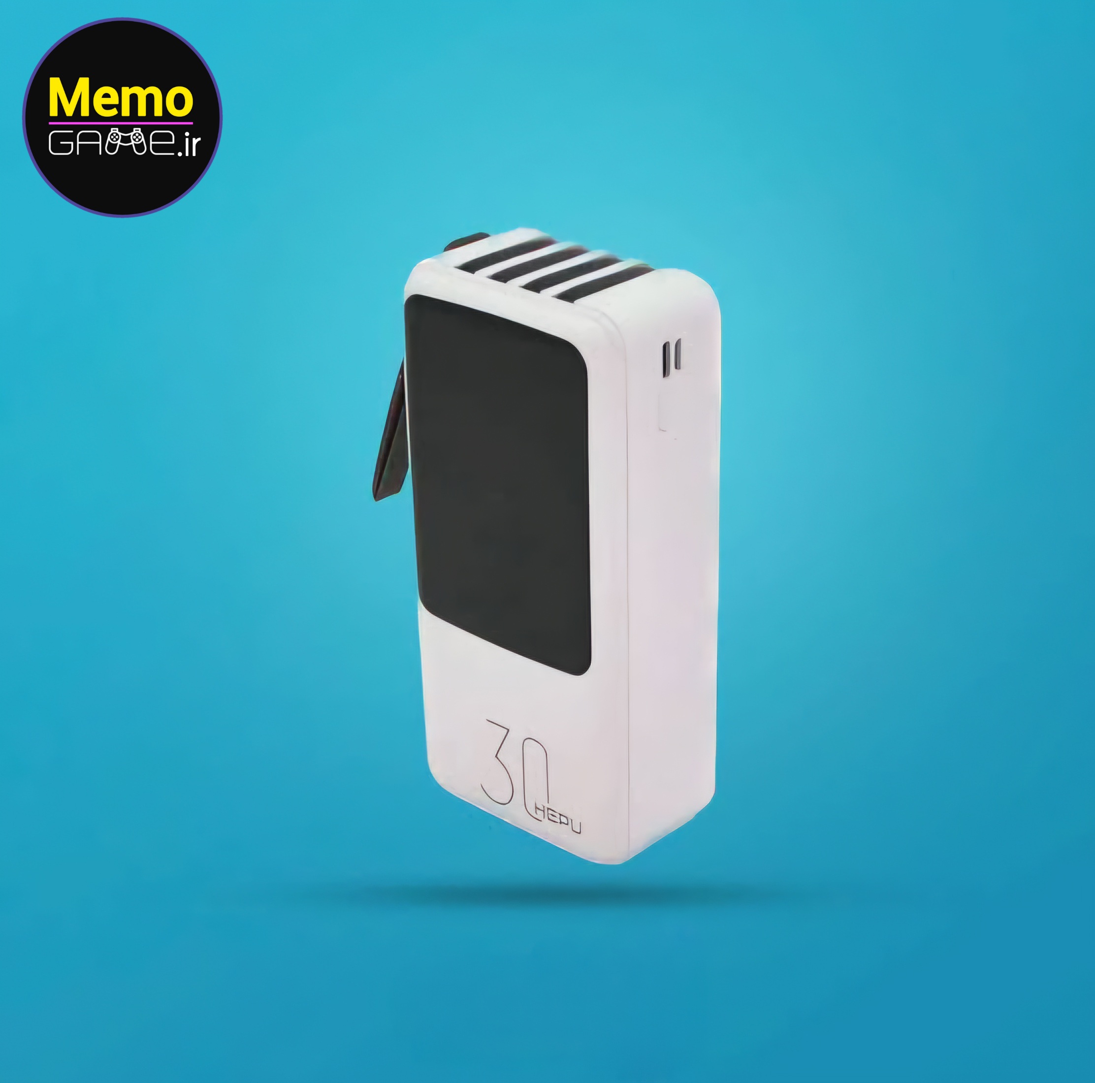 پاور بانک HEPU ظرفیت 30000 مدلhp-209 آمپرLCD دار